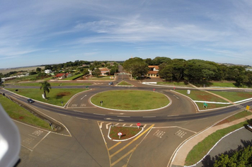 Foto - Vista aérea do município de Coronel Barros - 2014