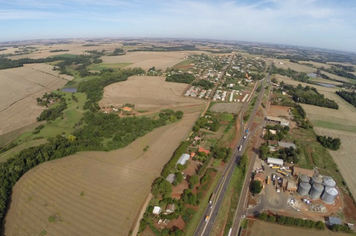 Foto - Vista aérea do município de Coronel Barros - 2014