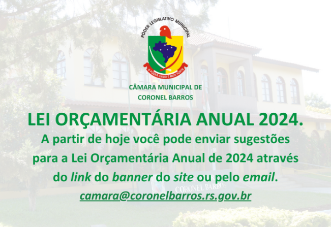 Sugestões para a LOA 2024