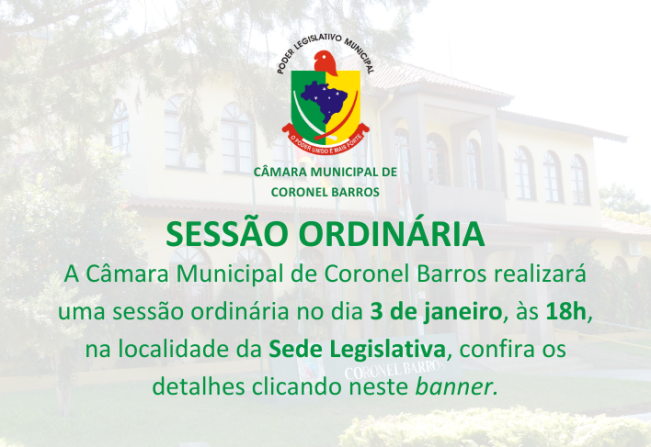 Sessão Ordinária